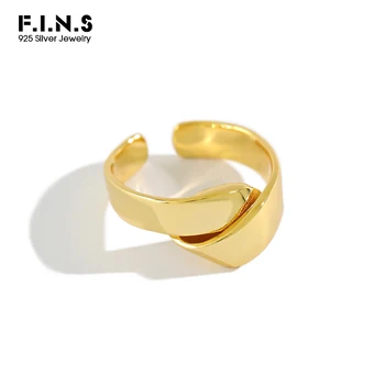 F.I.N.S Korean Woman Real 925 Sterling Silver Ring INS Glossy Knot Finger Ring Open Adjustable Wedding Party Gifts Fine Jewelry 
F.I.N.S Korean Woman Real 925 Sterling Silver Ring INS Glossy Knot Finger Ring Open Adjustable Wedding Party Gifts Fine Jewelry