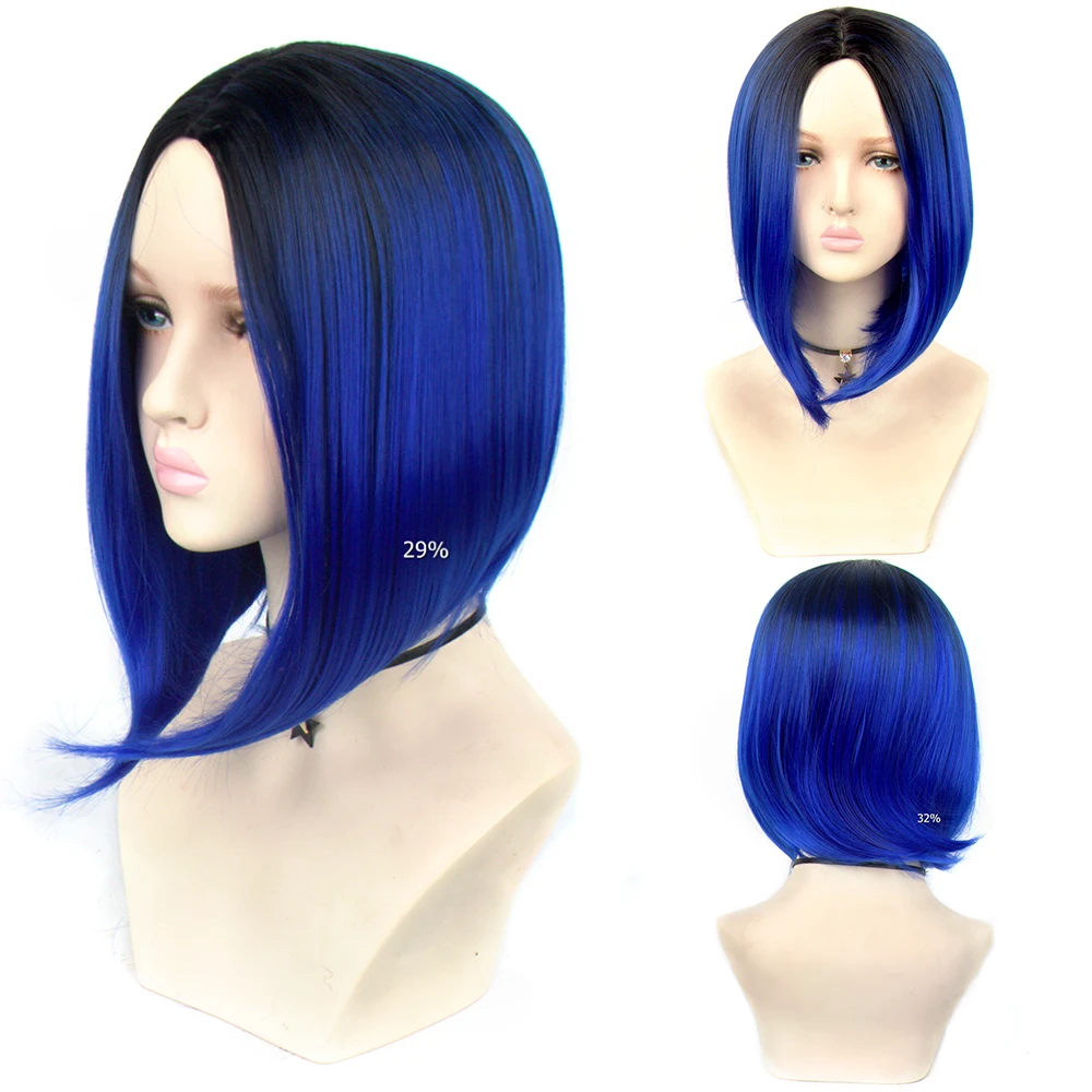 AIYEE Short Wig Middle Part High Temperature Fiber Synthetic Short Ombre Black Dark Blonde Color Bob Wigs For Black Women
AIYEE Short Wig Middle Part High Temperature Fiber Synthetic Short Ombre Black Dark Blonde Color Bob Wigs For Black Women