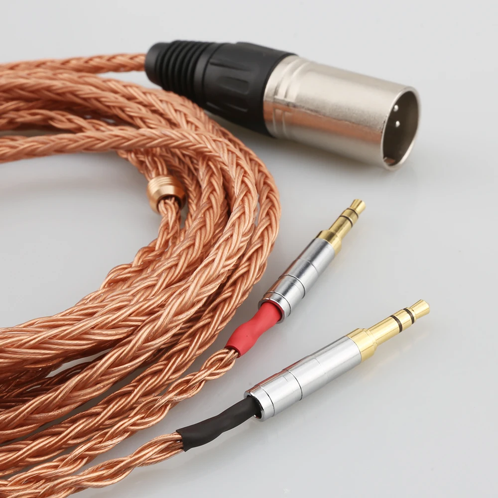 HiFi XLR Balanced 16 cores 99% Pure 7N OCC Copper Headphone Cable for Hifiman Sundara Ananda HE1000se HE6se he400i he400se Arya HiFi XLR Balanced 16 cores 99% Pure 7N OCC Copper Headphone Cable for Hifiman Sundara Ananda HE1000se HE6se he400i he400se Arya