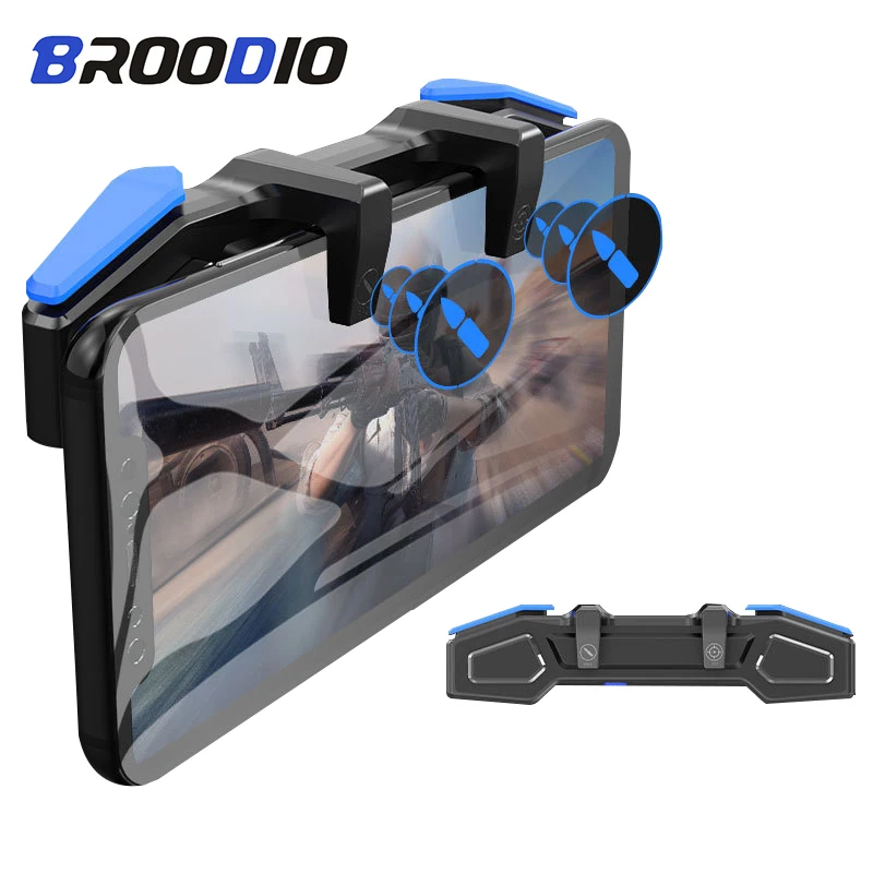 Broodio New Capacitance pulse Controller For Pubg Trigger L1 R1 Smart phone Gamepades For Survival Rules Gamepad Joystick
Broodio New Capacitance pulse Controller For Pubg Trigger L1 R1 Smart phone Gamepades For Survival Rules Gamepad Joystick