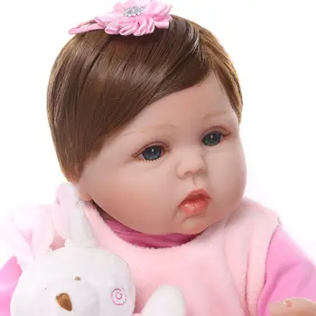 48cm Reborn Doll Realistic Soft Silicone Vinyl Newborn Babies Toy Girl Princess Rabbit Clothes Pacifier Lifelike Handmade Gift
48cm Reborn Doll Realistic Soft Silicone Vinyl Newborn Babies Toy Girl Princess Rabbit Clothes Pacifier Lifelike Handmade Gift