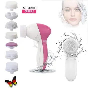 P2017 7-In-1 Electric Facial Cleaner Multi-Functional Home Use Beauty Devices Waterproof Cleansing Brush Facial Massager red
P2017 7-In-1 Electric Facial Cleaner Multi-Functional Home Use Beauty Devices Waterproof Cleansing Brush Facial Massager red