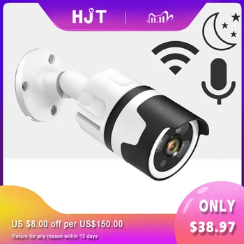 HJT IP Camera H.265 5.0MP WIFI two-way audio cctv camera TF card slot Outdoor Waterproof Surveillance IR Night Onvif 2.4 RTSP
HJT IP Camera H.265 5.0MP WIFI two-way audio cctv camera TF card slot Outdoor Waterproof Surveillance IR Night Onvif 2.4 RTSP