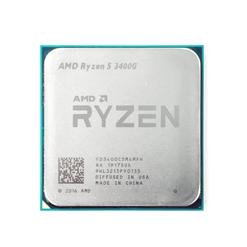 AMD Ryzen 5 3400G R5 3400G 3.7GHz Quad-Core Eight-Thread 65W CPU Processor YD3400C5M4MFH Socket AM4 scattered pieces cpu
AMD Ryzen 5 3400G R5 3400G 3.7GHz Quad-Core Eight-Thread 65W CPU Processor YD3400C5M4MFH Socket AM4 scattered pieces cpu