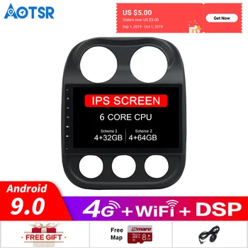 Android 9.0 DSP Car GPS Navigation radio For Jeep Compass 2009-2015 Multimedia Player Radio Touch Screen Audio Head Unit No DVD
Android 9.0 DSP Car GPS Navigation radio For Jeep Compass 2009-2015 Multimedia Player Radio Touch Screen Audio Head Unit No DVD