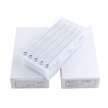 50pcs/box 316L Medical Stainless Steel Disposable Disinfection Tattoo Needles Apparatus Supplies Aids Equipment Body Arts
50pcs/box 316L Medical Stainless Steel Disposable Disinfection Tattoo Needles Apparatus Supplies Aids Equipment Body Arts