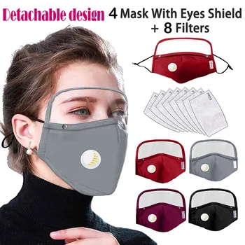 Adults Washable Reusable Face Mask With Filter And Detachable Eye Shield Reusable Mask Mouth Caps Face Mask Breathable Cloth Mo
Adults Washable Reusable Face Mask With Filter And Detachable Eye Shield Reusable Mask Mouth Caps Face Mask Breathable Cloth Mo