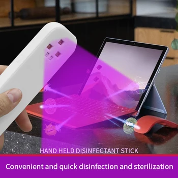 Portable UV-C Sterilization Stick Mini Handheld Anti-Virus Personal Care Traveling Sterilizer Sanitizer Light UV Lamp Clean Air
Portable UV-C Sterilization Stick Mini Handheld Anti-Virus Personal Care Traveling Sterilizer Sanitizer Light UV Lamp Clean Air