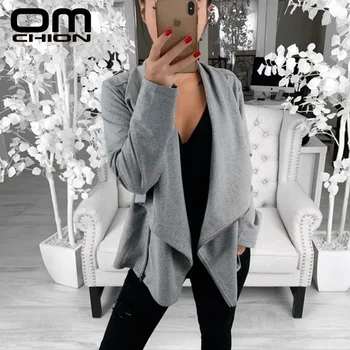 OMCHION Casaco Feminino 2019 Autumn Turn Down Collar Irregular Jacket Women Casual Tunic Vintage Solid Winter Coat Clothes LWY01
OMCHION Casaco Feminino 2019 Autumn Turn Down Collar Irregular Jacket Women Casual Tunic Vintage Solid Winter Coat Clothes LWY01