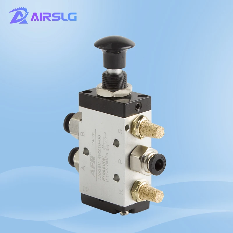 Free shipping ( 1 PCS ) Pull the valve mechanical valve pneumatic switch two three-way 5 pass 4R210-08 control cylinder valve
Free shipping ( 1 PCS ) Pull the valve mechanical valve pneumatic switch two three-way 5 pass 4R210-08 control cylinder valve