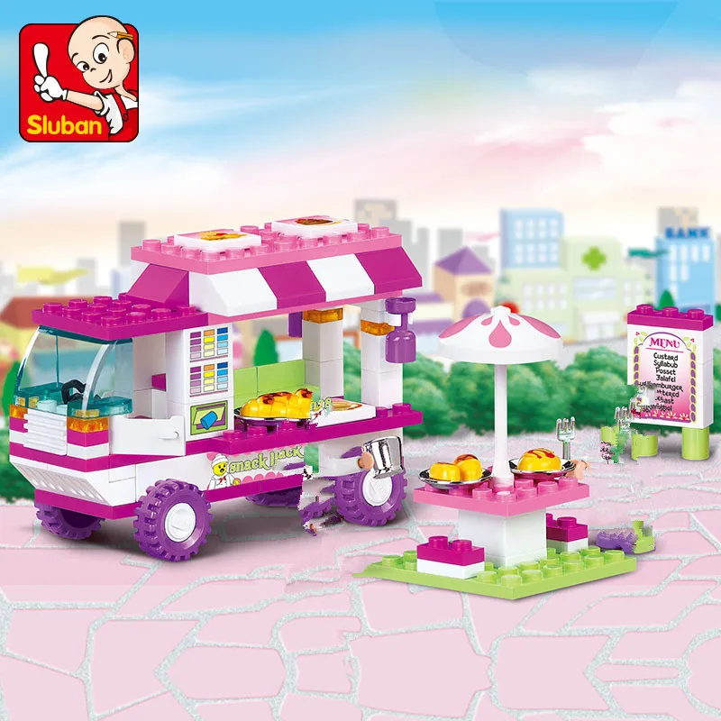 102Pcs City Old Vans Snack House Car Building Blocks Sets Legoinglys Friends Creator Bricks Playmobil Educational Toys for Girls
102Pcs City Old Vans Snack House Car Building Blocks Sets Legoinglys Friends Creator Bricks Playmobil Educational Toys for Girls