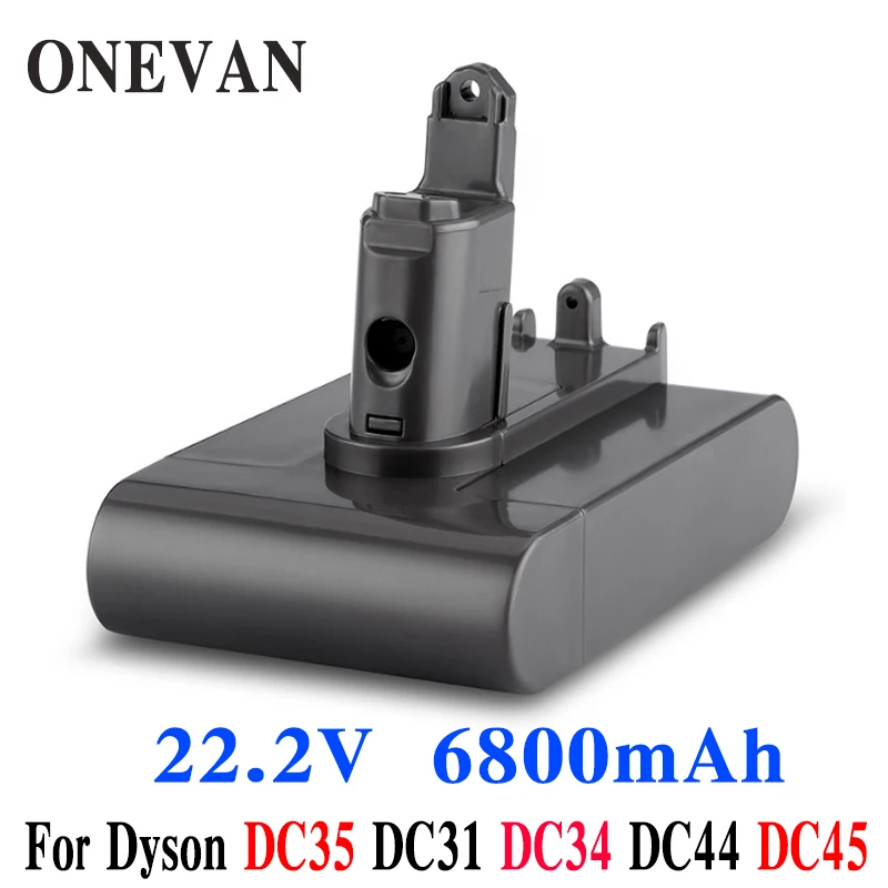 22 2 в 6800 мАч литий-ионный Пылесос аккумуляторная батарея для Dyson type B DC31 DC34 DC35 DC44