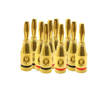 1/2/5Pair Red and black 4mm Banana Plugs gold Terminal Connector Gold plated Cable Wire adapter Musical Audio amplifier Speaker
1/2/5Pair Red and black 4mm Banana Plugs gold Terminal Connector Gold plated Cable Wire adapter Musical Audio amplifier Speaker