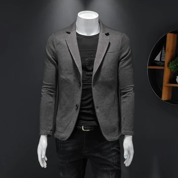 Korean men's suits solid color business casual Slim small suit casual wear casual cardigan 2020 spring tide jacket 
Korean men's suits solid color business casual Slim small suit casual wear casual cardigan 2020 spring tide jacket