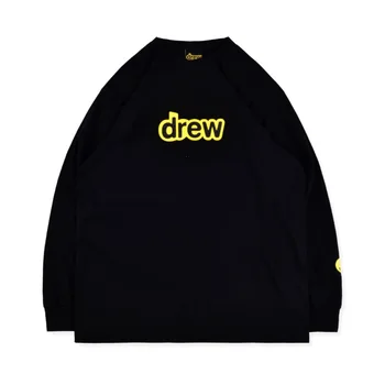 

NEW Mei Chao DREW HOUSE secret Drewhouse Justin Bieber same sweater smile face long sleeve T-shirt S-XL