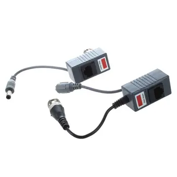 2 x BNC Balun passive video transceiver CCTV / surveillance cameras 
2 x BNC Balun passive video transceiver CCTV / surveillance cameras