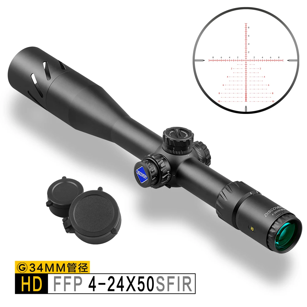 Discovery HD 4-24X50 FFP Advanced Gun Sights Hunting Rifle Hunt Optics Scope China Best
Discovery HD 4-24X50 FFP Advanced Gun Sights Hunting Rifle Hunt Optics Scope China Best