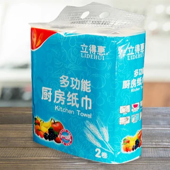 2 Rolls Kitchen Absorbent Oil-absorbing Paper Towels Home Toilet Double-layer Raw Material Pulp
2 Rolls Kitchen Absorbent Oil-absorbing Paper Towels Home Toilet Double-layer Raw Material Pulp