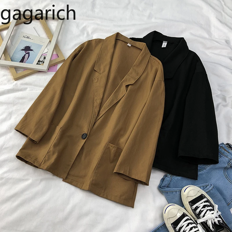 Gagarich Women Coat 2019 New Korean Version Loose Long-sleeved Solid Casual Coat Female Autumn Thin Tops
Gagarich Women Coat 2019 New Korean Version Loose Long-sleeved Solid Casual Coat Female Autumn Thin Tops