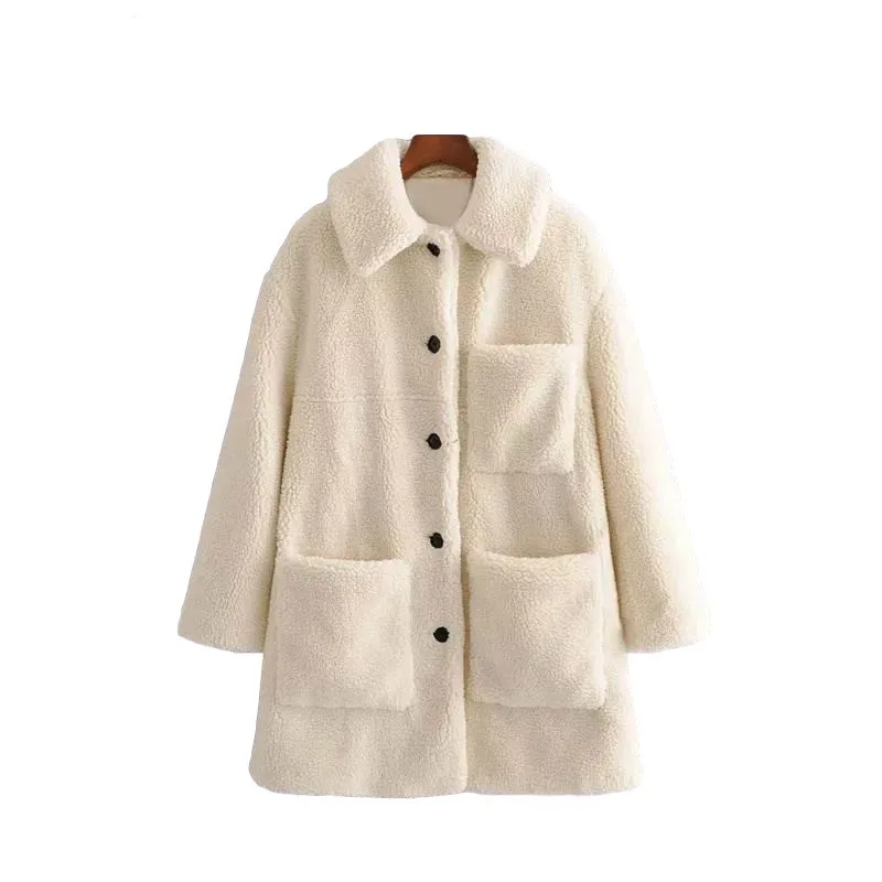 Elegant Women Oversized Teddy Coat Warm Thick Zipper Winter Warm Plush Coat Female Overcoat Fall Clothes For Women Femme Veste
Elegant Women Oversized Teddy Coat Warm Thick Zipper Winter Warm Plush Coat Female Overcoat Fall Clothes For Women Femme Veste