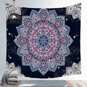 Mandala Painted Tapestry Macrame Wall Hanging Tapestries Wall Carpet Witchcraft Blue Purple Multicolor Full Frame Home Ornaments 
Mandala Painted Tapestry Macrame Wall Hanging Tapestries Wall Carpet Witchcraft Blue Purple Multicolor Full Frame Home Ornaments