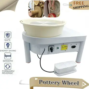 Electric Pottery Forming Machine 25cm Ceramic Pottery Wheel With Tray+Feet Pedal 350W Pottery Mould Work Art Craft DIY Clay Tool
Electric Pottery Forming Machine 25cm Ceramic Pottery Wheel With Tray+Feet Pedal 350W Pottery Mould Work Art Craft DIY Clay Tool