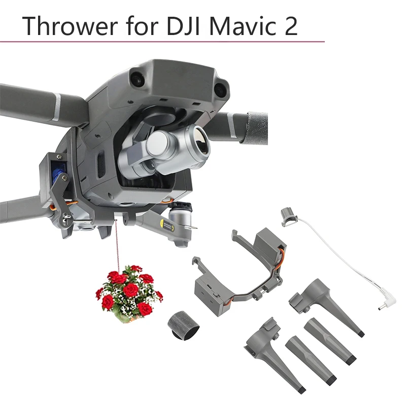 Remote Thrower for DJI Mavic 2 Pro Zoom Fishing Bait Delivery Parabolic Air-Dropping System Battery Drone Quadcopter Accessories
Remote Thrower for DJI Mavic 2 Pro Zoom Fishing Bait Delivery Parabolic Air-Dropping System Battery Drone Quadcopter Accessories