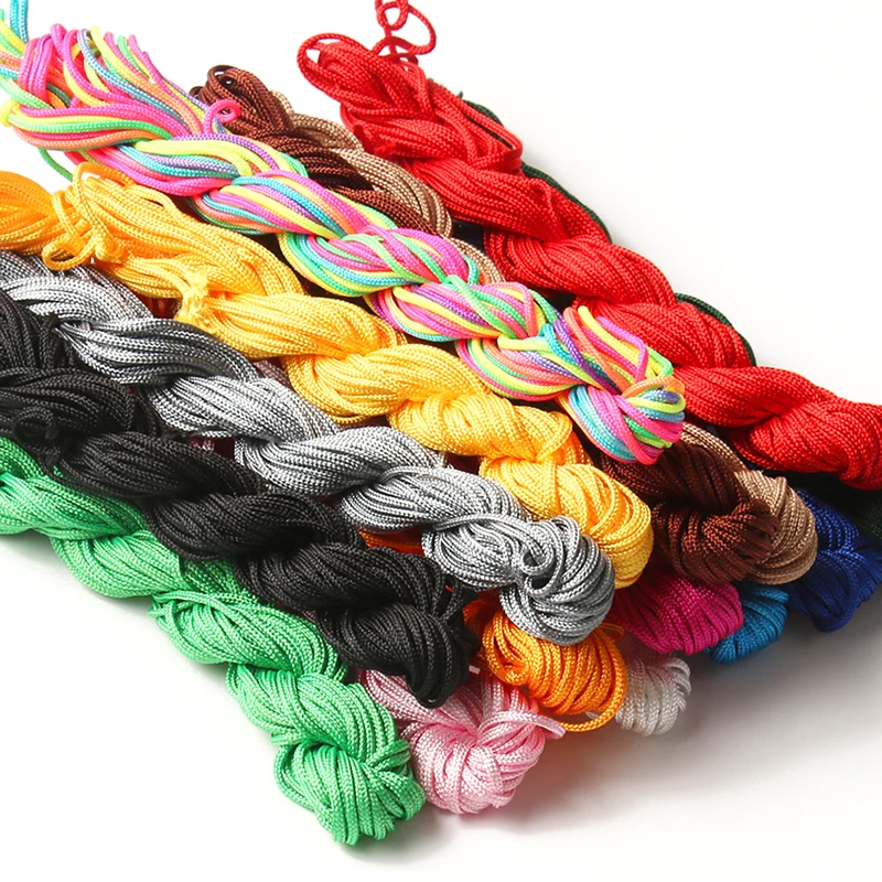 15 Colors 1.0/1.5mm Nylon Cord Thread Chinese Knot Macrame Rattai Braided String DIY for Jewelry Making Bracelet&Necklace 22M
15 Colors 1.0/1.5mm Nylon Cord Thread Chinese Knot Macrame Rattai Braided String DIY for Jewelry Making Bracelet&Necklace 22M