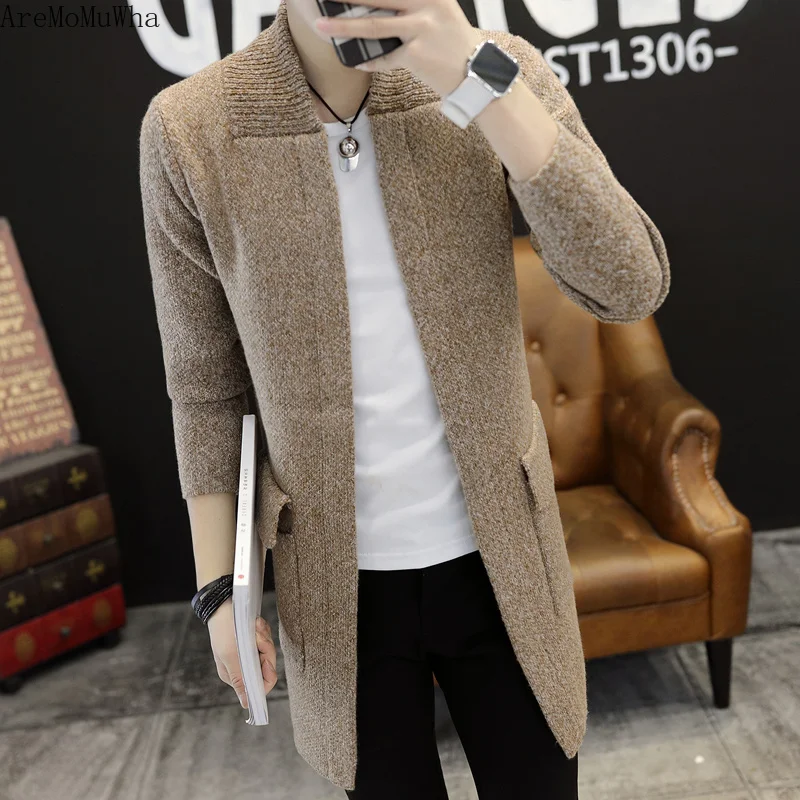 AreMoMuWha 2019 New Windbreaker Trend Spring Autumn Line Sweater Men's Slim Jacket Long Sweater Cardigan Mens Trench Coat QX182
AreMoMuWha 2019 New Windbreaker Trend Spring Autumn Line Sweater Men's Slim Jacket Long Sweater Cardigan Mens Trench Coat QX182