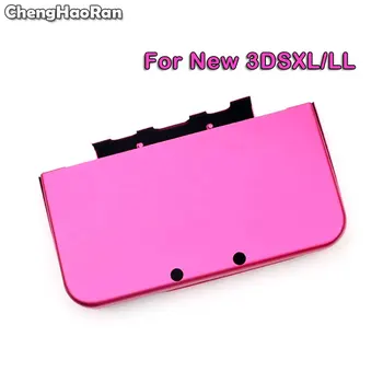 

ChengHaoRan Rose Red Upper&Lower Protector Cover Plate Protective Case Housing Shell for Nintendo New 3DS LL/ New 3DS XL