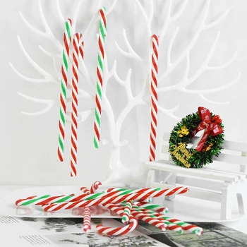 6Pcs Red Green Candy Cane Plastic Crutch for Christmas Tree Decor Hanging Pendant Ornament Xmas New Year Party Decoration
6Pcs Red Green Candy Cane Plastic Crutch for Christmas Tree Decor Hanging Pendant Ornament Xmas New Year Party Decoration
