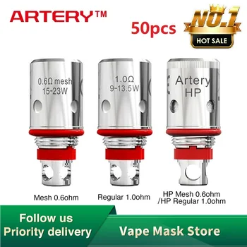 50pcs Original Artery PAL II Coil Artery PAL 2 Head with HP Optimized 1.0ohm / HP Mesh 0.6ohm for PAL 2 Pod Kit Vape Vaporizer
50pcs Original Artery PAL II Coil Artery PAL 2 Head with HP Optimized 1.0ohm / HP Mesh 0.6ohm for PAL 2 Pod Kit Vape Vaporizer