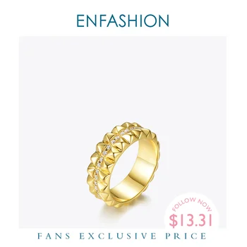 ENFASHION Punk Pyramid Crystal Ring Geometric Gold Color Rings For Women 2020 Fashion Jewelry Accessories Anillos Mujer R204051
ENFASHION Punk Pyramid Crystal Ring Geometric Gold Color Rings For Women 2020 Fashion Jewelry Accessories Anillos Mujer R204051