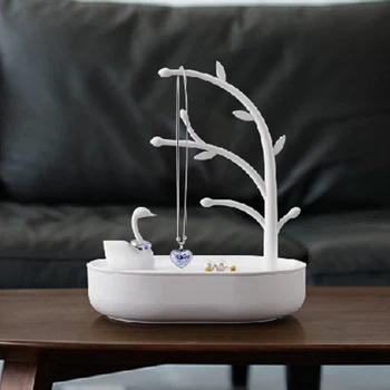 Swan Lake Jewelry Box Pink Girl's Heart Creative Jewelry Storage Box Necklace Bracelet Display Stand Home Decoration Ornament 
Swan Lake Jewelry Box Pink Girl's Heart Creative Jewelry Storage Box Necklace Bracelet Display Stand Home Decoration Ornament