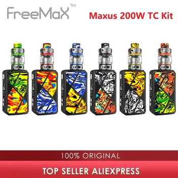 Original Freemax Maxus 200W TC Kit with 5ml Mesh Pro 2 Tank Support Single/Dual 18650 Battery E-cig Vape Kit Vs Drag 2 / GEN Mod
Original Freemax Maxus 200W TC Kit with 5ml Mesh Pro 2 Tank Support Single/Dual 18650 Battery E-cig Vape Kit Vs Drag 2 / GEN Mod