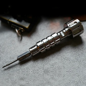 Titanium Alloy Copper Brass Version Gyro Screwdriver Set EDC Multifunctional Screwdriver Set
Titanium Alloy Copper Brass Version Gyro Screwdriver Set EDC Multifunctional Screwdriver Set