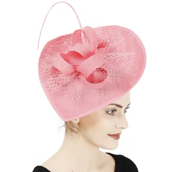 Pink imitation sinamay classic wedding headpiece hair pin hoops fascinator hat fancy amazing derby big ladies mesh millinery cap
Pink imitation sinamay classic wedding headpiece hair pin hoops fascinator hat fancy amazing derby big ladies mesh millinery cap