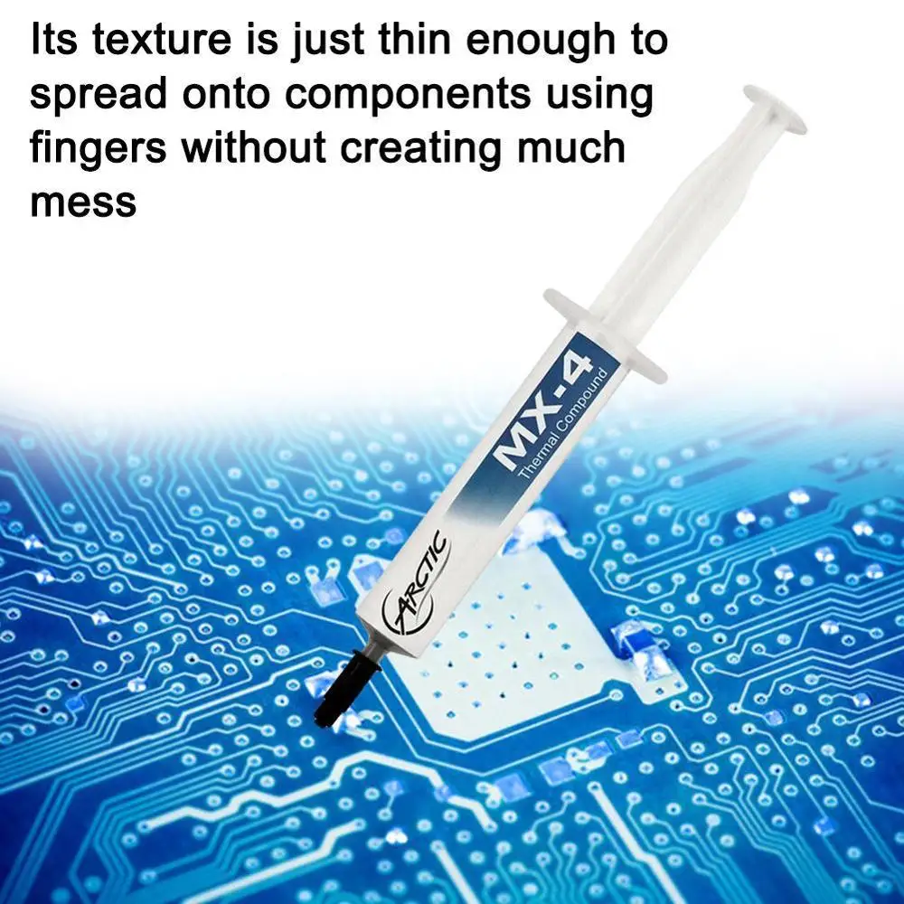MX-4 4g MX4 Processor CPU Cooler Cooling Fan Thermal VGA Paste Plaster Heatsink Compound Grease
MX-4 4g MX4 Processor CPU Cooler Cooling Fan Thermal VGA Paste Plaster Heatsink Compound Grease