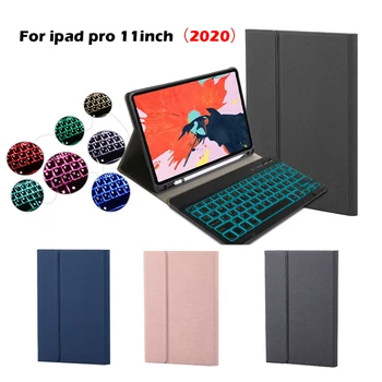 For iPad Pro 11 2020 Italian Keyboard Case with Pencil Holder 7 color backlit Bluetooth Detachable Keyboard Tablet Case
For iPad Pro 11 2020 Italian Keyboard Case with Pencil Holder 7 color backlit Bluetooth Detachable Keyboard Tablet Case