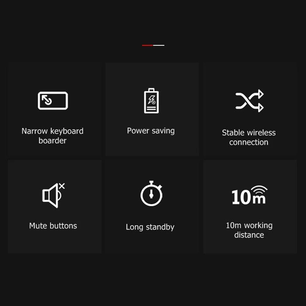 Wireless Keyboard and Mouse Noiseless Keyboard For PC Tablet Phone Wireless Keyboard and Mouse Noiseless Keyboard For PC Tablet Phone