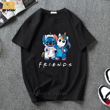 Lilo Stitch And Unicorn Friends Light Christmas t shirt Women & Men Harajuku tshirt Aesthetic Tops Camiseta 2019 Couple Clothes
Lilo Stitch And Unicorn Friends Light Christmas t shirt Women & Men Harajuku tshirt Aesthetic Tops Camiseta 2019 Couple Clothes