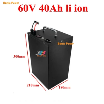 waterproof li ion 60v 40ah lithium ion bateria BMS for 3500W Tricycle scooter bike Motorcycle Citycoco Golf +5A charger
waterproof li ion 60v 40ah lithium ion bateria BMS for 3500W Tricycle scooter bike Motorcycle Citycoco Golf +5A charger
