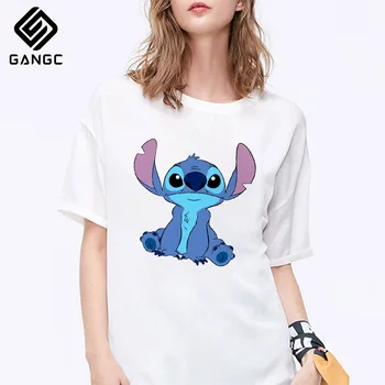 Print Tops Summer Short Sleeve Casual Tee Stitch Streetwear T-Shirt Summer Fashion Cute T shirt Male Cute Tees Women's T-shirt 
Print Tops Summer Short Sleeve Casual Tee Stitch Streetwear T-Shirt Summer Fashion Cute T shirt Male Cute Tees Women's T-shirt