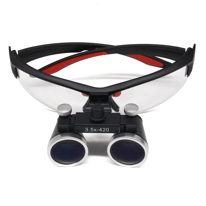 New Style 2.5/3.5X420mm Magnifying Glass Binocular Medical Magnifier Surgical Dental Loupes for ENT Plastic Surgery
New Style 2.5/3.5X420mm Magnifying Glass Binocular Medical Magnifier Surgical Dental Loupes for ENT Plastic Surgery