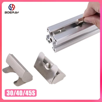 Drop in T Nut with Spring Sheet for Aluminum Extrusion with Profile 3030/4040/4545 Series
Drop in T Nut with Spring Sheet for Aluminum Extrusion with Profile 3030/4040/4545 Series