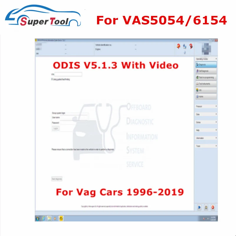 Newest For VAS5054/VAS6154 ODIS V5.1.3 Software Diagnostic For Cars 1996-2019 ODIS 5.1.3 For VAG VAS ODIS Software With Video
Newest For VAS5054/VAS6154 ODIS V5.1.3 Software Diagnostic For Cars 1996-2019 ODIS 5.1.3 For VAG VAS ODIS Software With Video