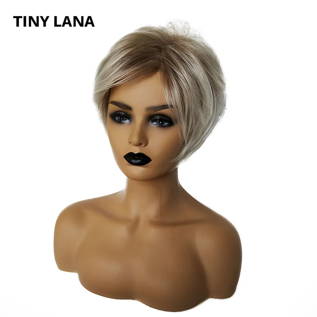 TINY LANA Short Straight Synthetic Hair Wig 10"with Natural Bangs Pixie Cut with Highlights For Women Fluffy Free Shipping
TINY LANA Short Straight Synthetic Hair Wig 10"with Natural Bangs Pixie Cut with Highlights For Women Fluffy Free Shipping
