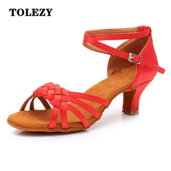 Wholesale Women's Professional Dancing Shoes Ladies Salsa Ballroom Dance Shoes Girl's/Woman Latin Dance Shoes heeled 5CM/7CM 42 
Wholesale Women's Professional Dancing Shoes Ladies Salsa Ballroom Dance Shoes Girl's/Woman Latin Dance Shoes heeled 5CM/7CM 42