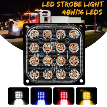 48W 16 LEDs Waterproof Strobe Light Police Lights Warning Flash Aluminum Emergency Light Bar for Cars Lorries Trucks Motorcycles
48W 16 LEDs Waterproof Strobe Light Police Lights Warning Flash Aluminum Emergency Light Bar for Cars Lorries Trucks Motorcycles
