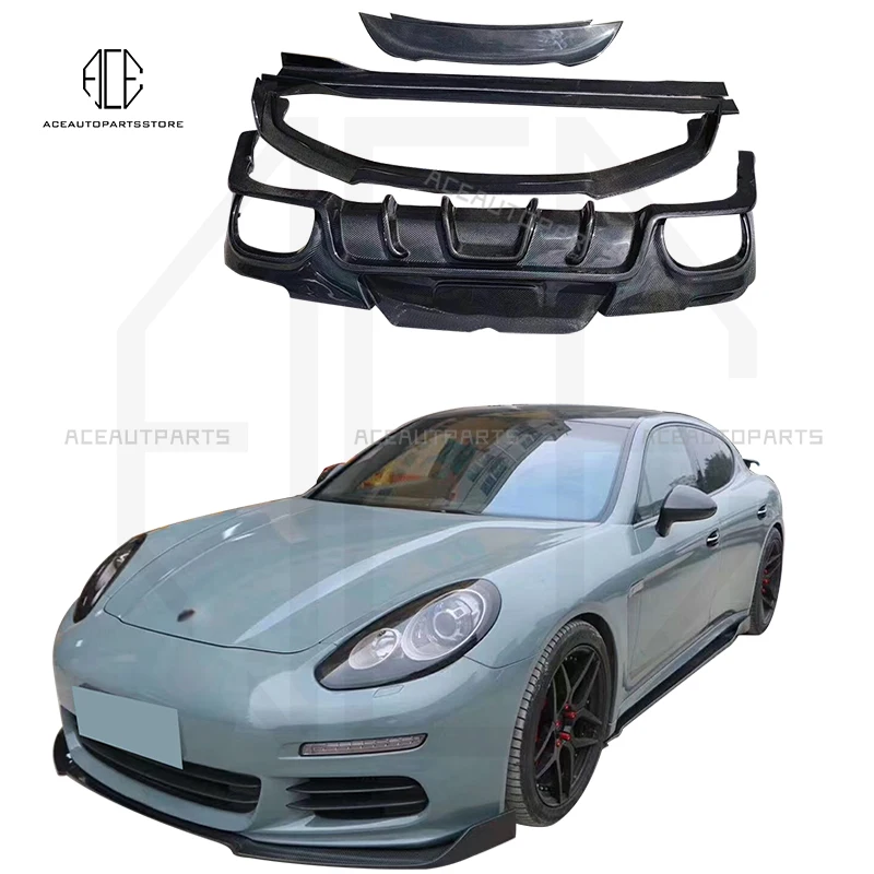 Задний спойлер из углеродного волокна для передней юбки автомобиля Porsche Panamera 970,2
Задний спойлер из углеродного волокна для передней юбки автомобиля Porsche Panamera 970,2